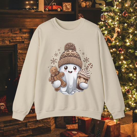 Ghost of Christmas Cuteness Sweatshirt