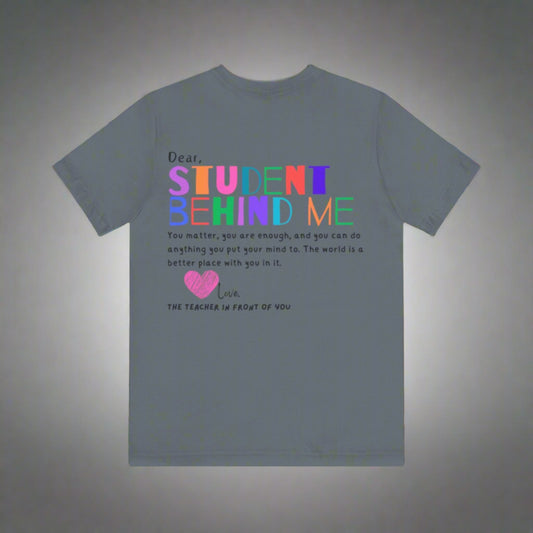 Students Behind Me - Front and Back Design